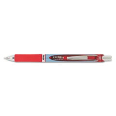 Pack de 25 bolígrafos retráctiles Pentel EnerGel punta fina roja