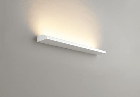 ODELIC 室内用間接照明 LED一体型 電球色 3000K 連続調光 長さ680mm R15高演色LED かんたん間接 オフホワイト色 調光器・接続線別売 OB255371ER