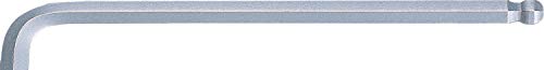 KS Tools 151.2874 Ball Head Hexagonal Socket Shortened Version 3.0 mm Angle Key, Silver