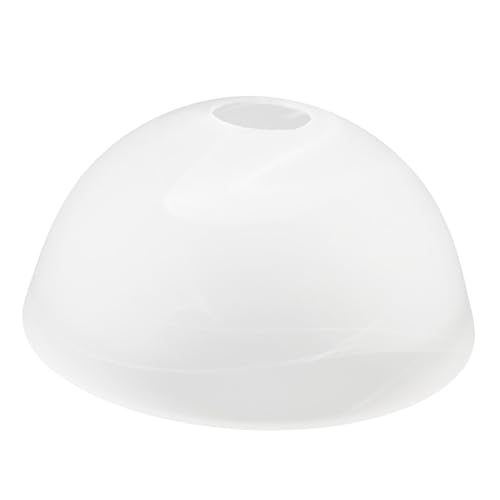 Housoutil Paralume in Vetro Satinato Per Lampada Da Interno Ricambio Versatile Per Abat Jour e Piantana Struttura Semplice Resistente Luce Calda e Diffusa Per Soggiorno e Studio