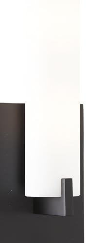 Image of GEORGE KOVACS P5040-66A Kovacs Wall Sconce, 2-Light, 120 Total Watts, 13.25-in H x 4.75-in W, Coal Black