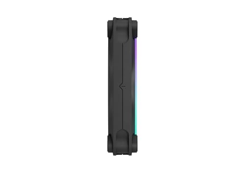 Image of Fractal Design Momentum 12 RGB Black 120mm PC Case Fan FD-F-MR1-1201 FN2095