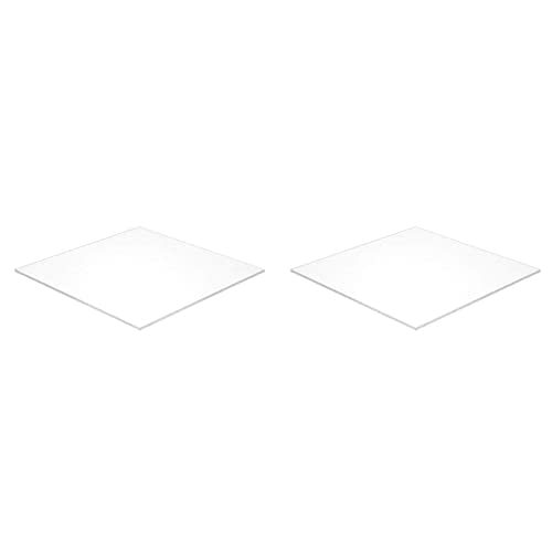 Falken Design Hoja de plexiglás acrílico, transparente, 48 x 96 x 14 pulgadas