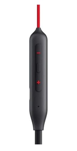 Image of Original Bluetooth Neckband Z2 Compatible with oneplus, Flexible Neckband with Clear Audio, Noise Reduction & Long Playtime [Red Color]