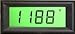 VPI-1CPGP-K Digital Panel Meter Voltmeter variable voltage input 3 1/2 digit Voltage Powered Green LCD