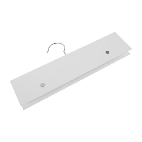 NIYANGLE Gancho Blanco para Exhibición de Muestras de Tela y Etiquetas, Material Metal y Plástico, Fácil de Limpiar, Adecuado para Tiendas Minoristas