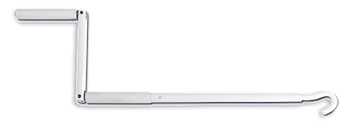 Fiamma Short Crank Handle Awning Pole Silver Modern Travel, Camping Umbrella