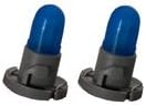 (Set of 2) Infiniti I35 Dash Clock Light Bulb 2002-2004 Blue