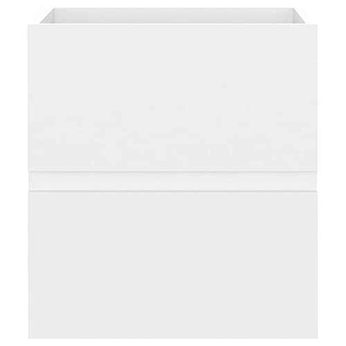 SKM Mobile Bagno con Lavabo Integrato Bianco in