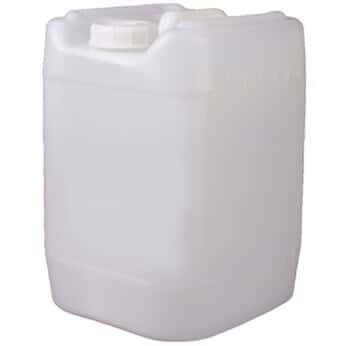 Cole-Parmer Economical Square HDPE Carboy w/Handle, 20 L (5 Gal), 4/cs