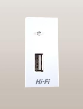 HI Fi USB Charger 1M with LED Indicator 2A (2000mA) 5V DC Output 1 USB Port Pack of 2 Code 30052-image-41