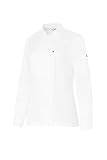 Tilla da cucina da donna, a maniche lunghe, con bottoni a pressione, per cucina, hotel, rif: 4125 bianco M