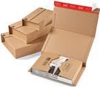 Colompac cp020.06 Flexible wickelv da assemblare, in cartone ondulato, 270 X 190 X 80 mm, colore: marrone