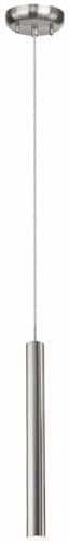 Access Lighting 72022LEDD-BS/ACR Pipeline Pendant, 1-Light 5 Watts, Brushed Steel