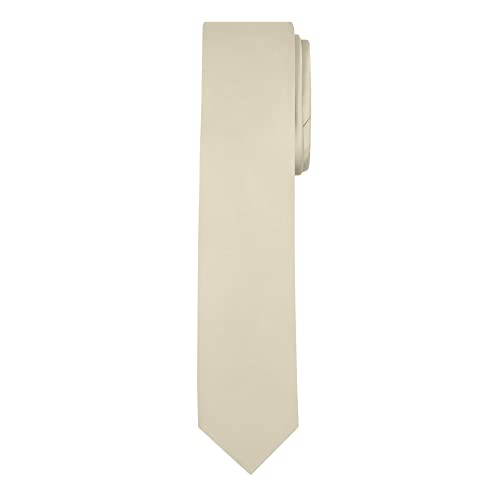 Image of Jacob Alexander Men's Skinny Width 2 inch Solid Color Tie