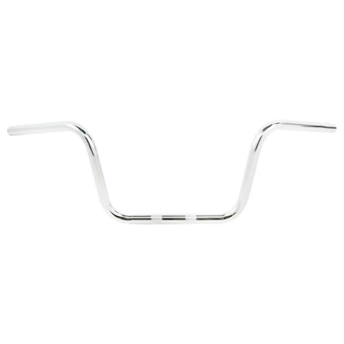 Guidon 1" Ape Hanger 10 pouces chrome pour de longues virées en Sportster et Softail