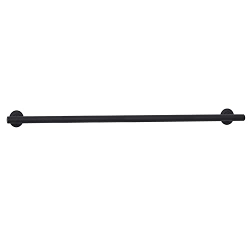 Seachrome 42-inch Coronado Designer Straight Bathroom Shower Grab Bar, Stainless Steel, Matte Black, (790-420-QCR-MB)
