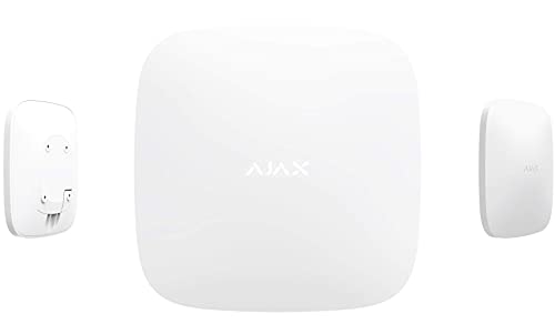 AJX Ajax Komplett-Set Alarmanlage, kabellos, Hub 2 – Überwachungskamera WiFi – Fernzugriff und Steuerung – Bild 4