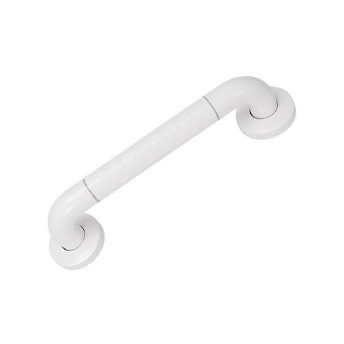 PACKOVE Pasamanos antideslizantes barra de agarre para ducha mango de ducha pasamanos de ducha agarrar barras de seguridad para baño barras de apoyo para la ducha Acero inoxidable blanco