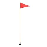 BESPORTBLE Multi-Function Boat Flag 1.2m Flag Pole Set Aluminum Alloy for Kayak Canoe Dinghy