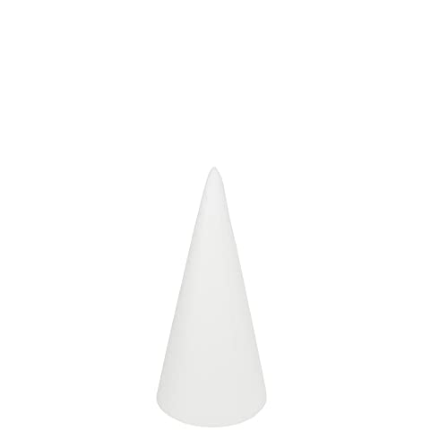 O'CREME Cone-Shaped Polystyrene Cake Dummy 6 Inch Diameter x 12