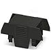 PHOENIX CONTACT 2201827 Enclosures, Boxes, & Cases EH 35F-CDS/ABSBK9005 CVR,Flat,Open,Black