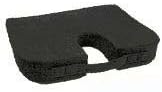 Extended Extra Large Tush Cush Seat Cushion - Black - Home Office Chair