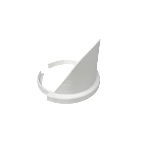 Paint Can Pourer - Fits Quart-Sized Paint Cans - White