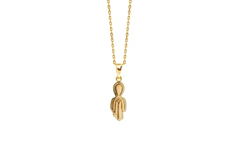 Pendentif Tyet Égypte ancienne en plaqué or 18 carats pour femme