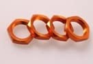 Rovan / Rofun / HPI / King Motor BAJA 5B 24mm Wheel Nut - Orange 4PCs