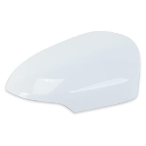 Image of Right White Door Wing Mirror Cover Cap Casing for Toyota Yaris 2012-2020