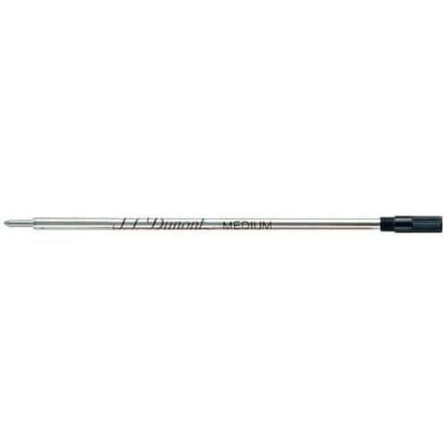 S.T. Dupont Lot de 2 recharges pour stylo à bille pointe moyenne (Noir)