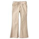SONOMA Goods for Life Girl's Sandy Tan Bootcut Jeans Khaki (4 AVE)2