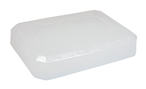 Rayher Kreativ-Seife, hautfreundlich, Block 1500 g, handgemacht, Wellness zum Selbermachen, 100% vegan, frei von tierischen Fetten und Ölen, Handseife, feste Seife, transparent/weiß, 34470702