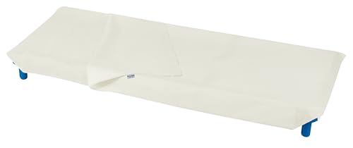 Andy & Helen - Housse de Couette (au-Dessus+Dessous) pour lit d'enfant avec Coins élastiques pour Une adhérence Totale. Dimensions Standard 65x140 cm en 100% Coton, crème