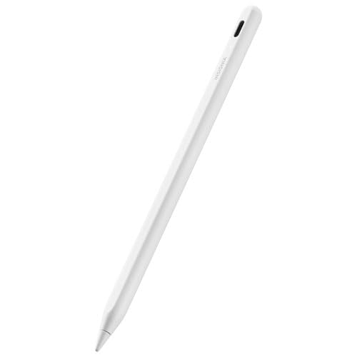 Image of Insignia FlexView 10 inch Universal Folio Case (Black) with Active Stylus for iPad (White) - Adjustable Stand, Protective Cover, Touch Precision Pen