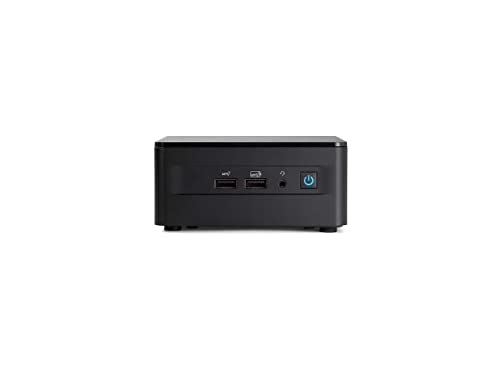 Intel 2023 NUC12 Tiny Client Mini Desktop PC 12th 12-Core i7-1260P 16GB DDR4 512GB M.2 NVMe SSD Iris Xe Graphics WiFi 6E RJ-45 2