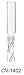 Chemglass CV-1402-S625 Series CV-1402 Salinized Insert, BM with Bottom Spring, 6 mm Diameter, 25 mm Length, 0.05 mL, Glass
