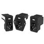 PS0S0SHXB, Power Entry Module Filtered M 3 POS 250VAC 10A/Contact Switch/Fuse/Voltage Selector RA 1 Port