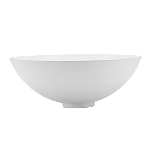 Lavabo redondo acrílico de 129mm hondo para solucionar salpicaduras camper 7