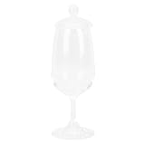 ELEOUTI Professioneller Whisky Verkostungstasse aus Umweltfreundlichem Kristallglas mit Deckel Vielseitiges Riechglas für Wein und Cocktails Leichtes Handliches Trinkglas für Bar und