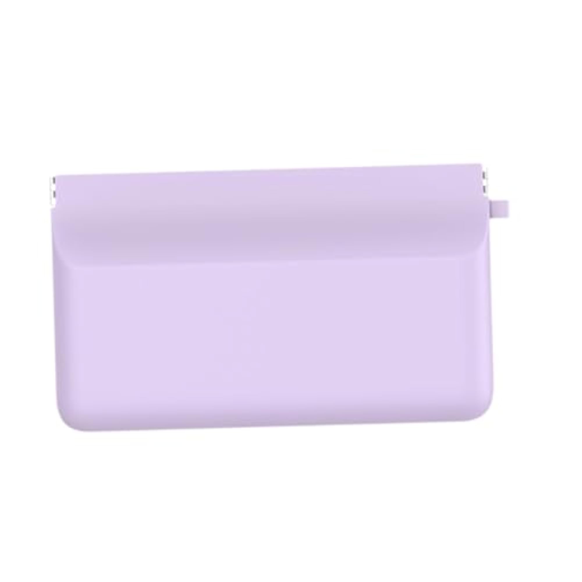 Small Makeup Bag Squeeze Top Cosmetics Bag, Purple