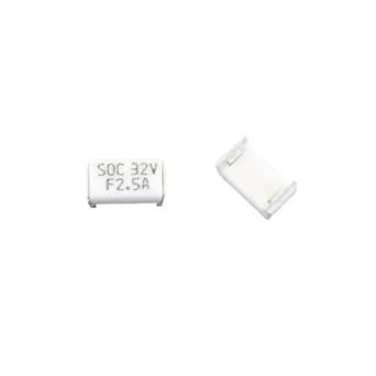 Zekering Gold 1808 125V 250V AC 0451 Snelzekering SMD 0.5A 0.75A 1A 2A 3A 4A 5A 6.3A 8A 10A 12A