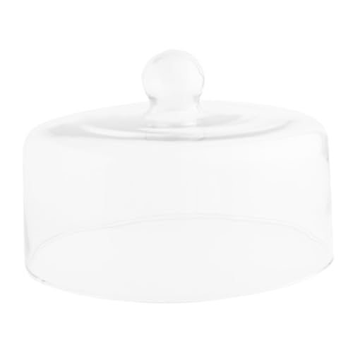 GRIRIW Clear Cake Dome Cover Dessert Cloche for Pastries and Cakes Food Grade Display Protector for Kitchen Use Elegant and Functional