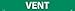 NMC A1270G Pipemarkers Sign, Legend"Vent", 14" Length x 2" Height, 1-1/4" Letter Size, Pressure Sensitive Vinyl, White on Green (Pack of 25)