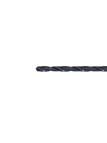Image of Century Drill & Tool 24107 Pro Grade Black Oxide Drill Bit, 7 /64 inch, Pro | Straight shank, 2-5 /8 inch overall length, 135 point, cuts steel, wood & plastic, 135 split point