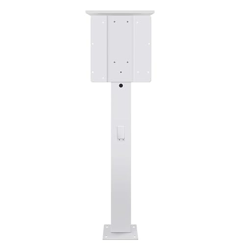 Piédestal pour borne de recharge extérieure pour simplifier le branchement dans votre jardin