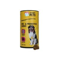 Holland Animal Care Lot de 120 suppléments à mâcher pré et probiotiques pour chien pour favoriser la digestion et la flore intestinale