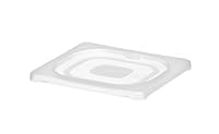 HENDI Gastronorm Deckel, Temperaturbeständig von -40° bis 80°C, Passend allen HENDI Polypropylen Gastronombehältern, inkl. HACCP Aufbewahrungsbehältern, GN1/6, 176x162mm, Polypropylen, Transparent