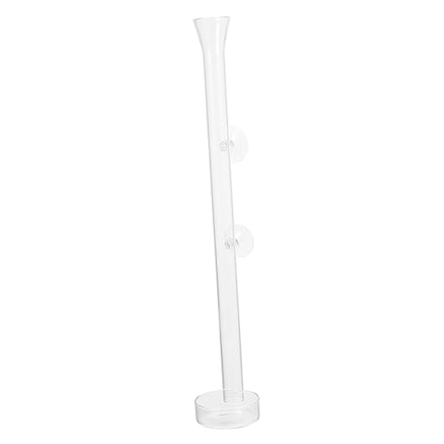 GANAZONO Automatic Feeder for Aquarium Glass with Tray for Fish Shrimp Fish Tank Feeder